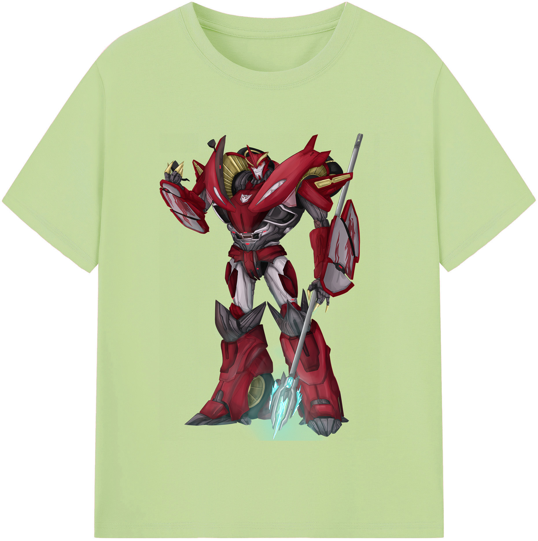 （画像用） Transformers トランスフォーマー 綿100％半袖Tシャツ（フロントプリント）